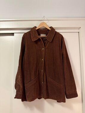 Vintage Brown Corduroy Jean Jacket